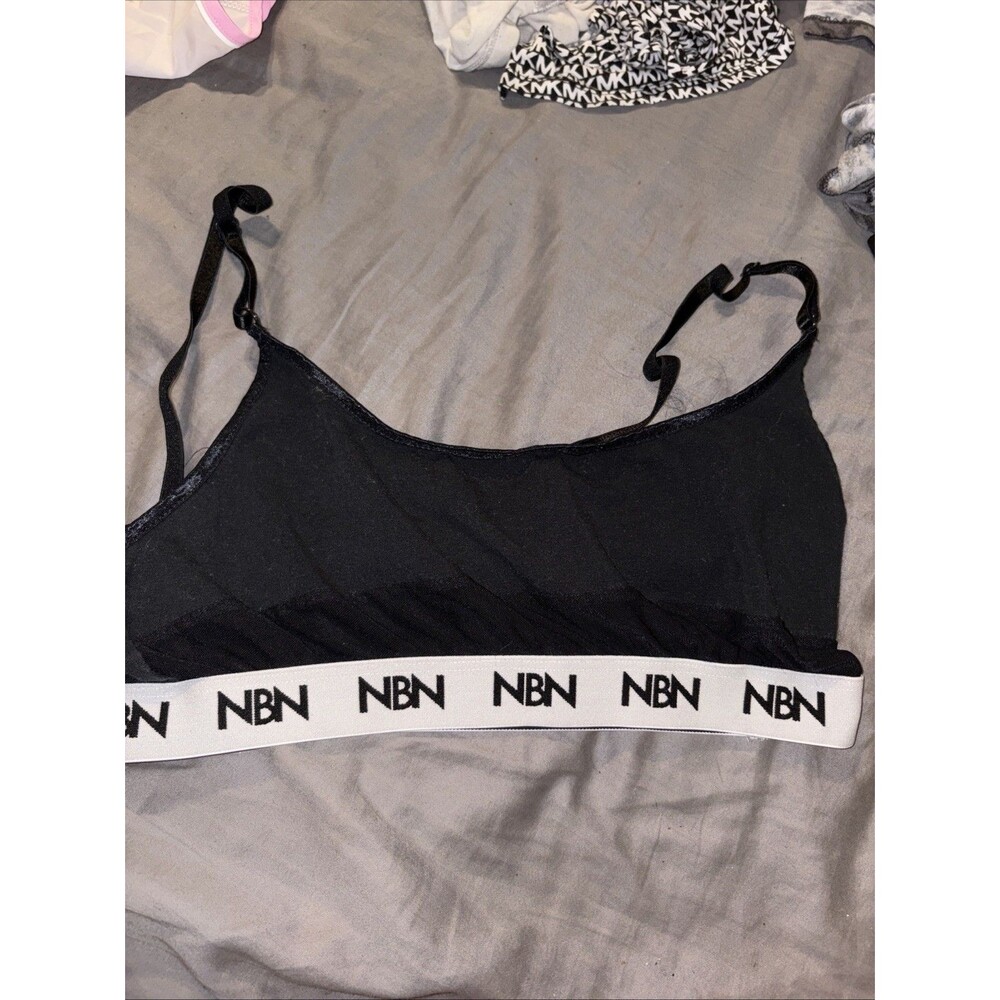 Nude By Nikki Black Signature Sports Bra New Without Tags . Size XXL